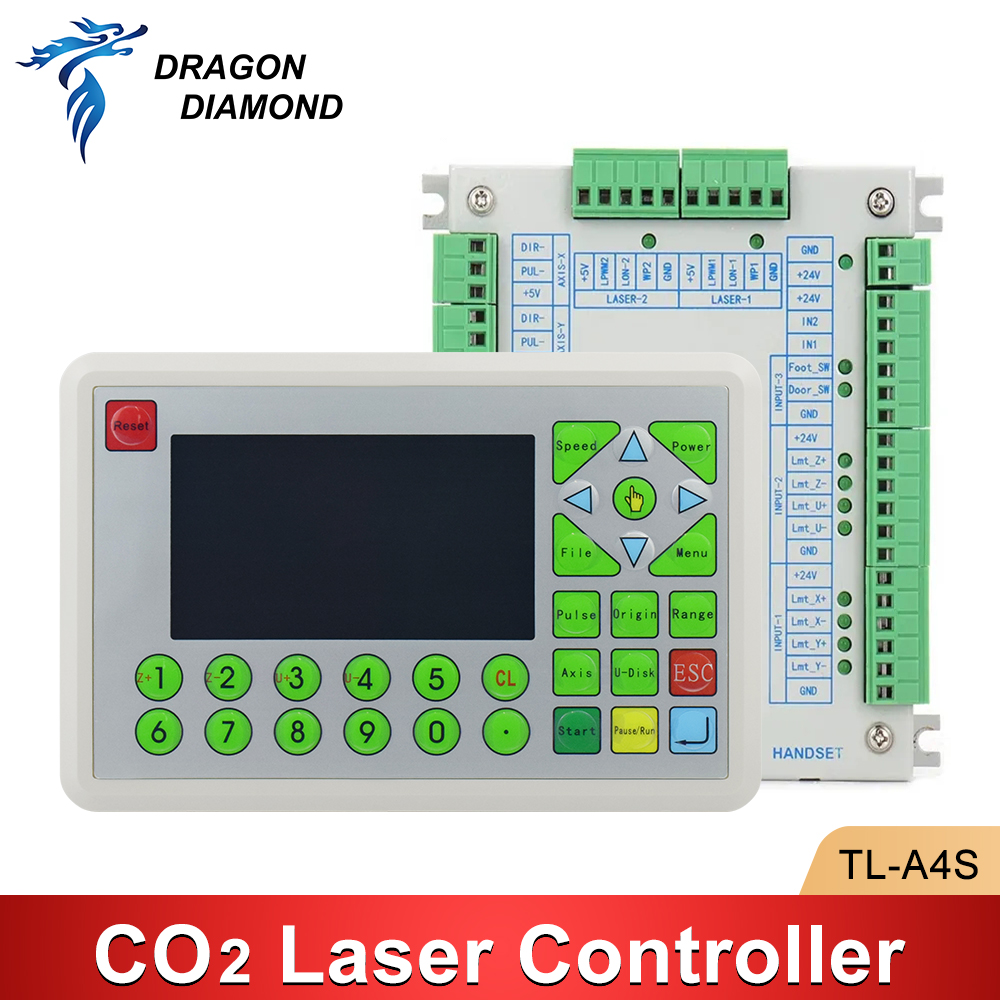 Laser Controller Board - TL-A4S Co2 レーザーコントローラーシステム K40 彫刻切断機用コントロールカード Ruida