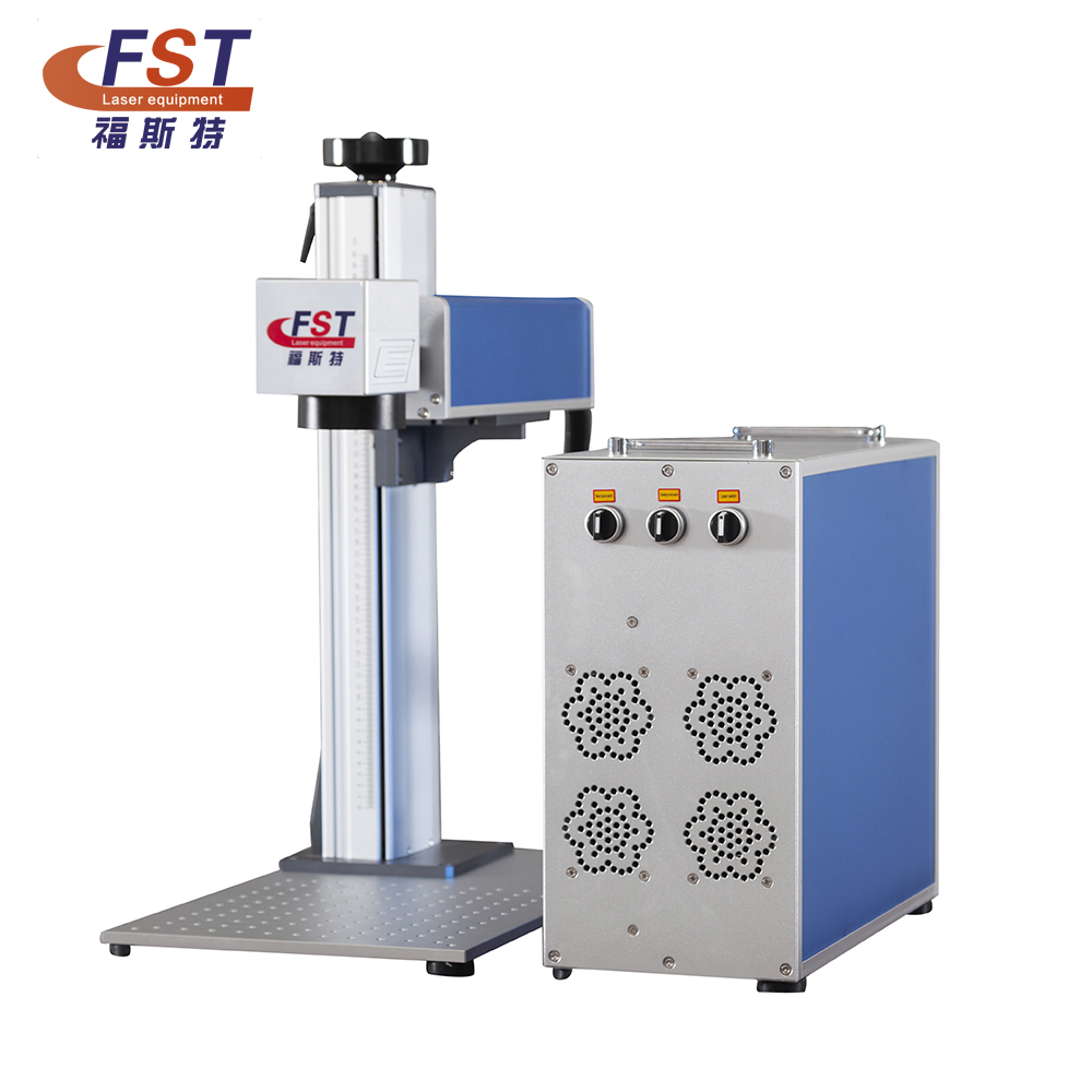 Industrial Grade Laser Engraver - 産業用グレードのスプリットファイバーレーザーマーキングシステム、安定した出力、精密なレーザー彫刻マーキングマシン FST Ezcadシリーズ