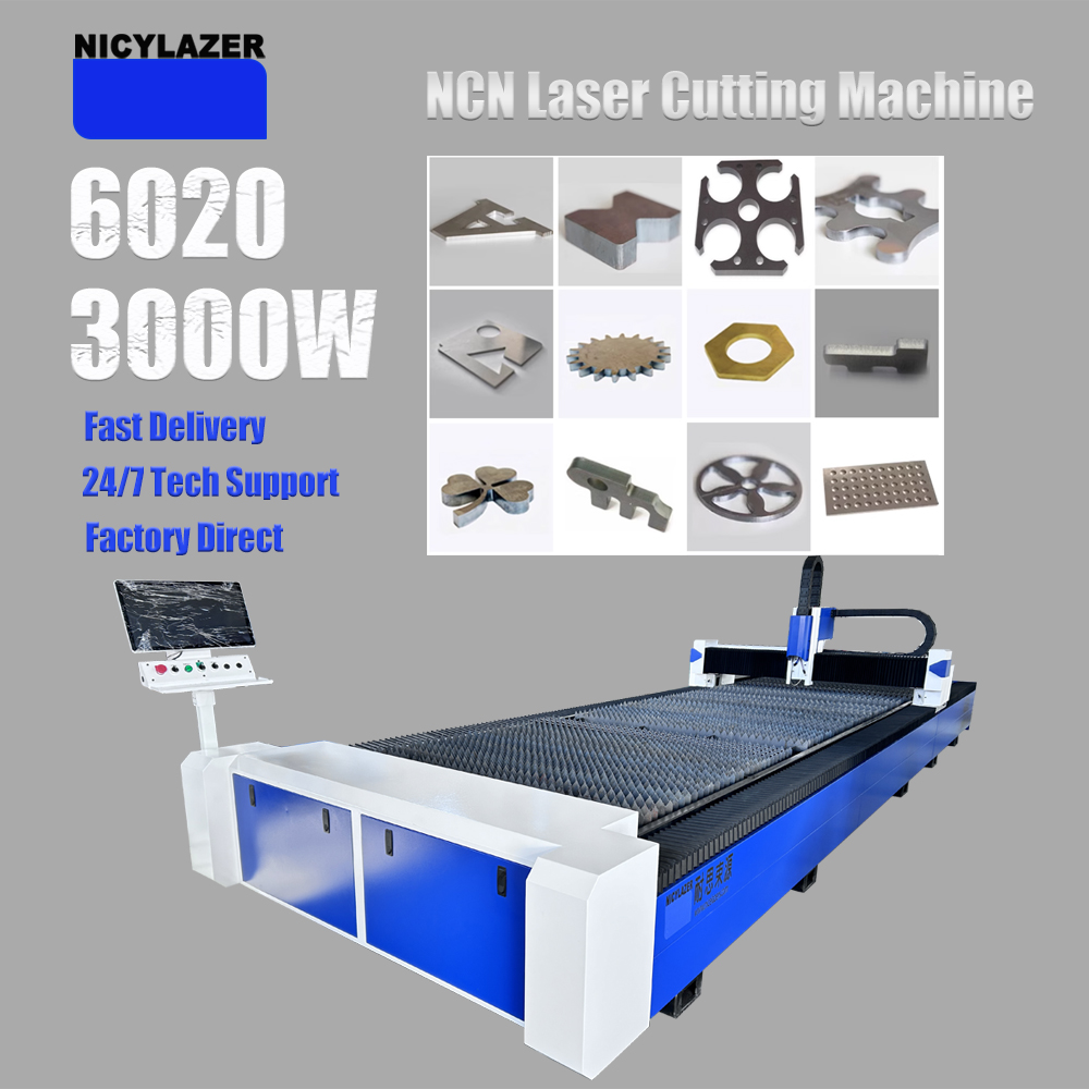 Industrial Laser For Sale - CNC 3000W 6020 ファイバーレーザー切断機 金属板鋼板カッター 産業機器
