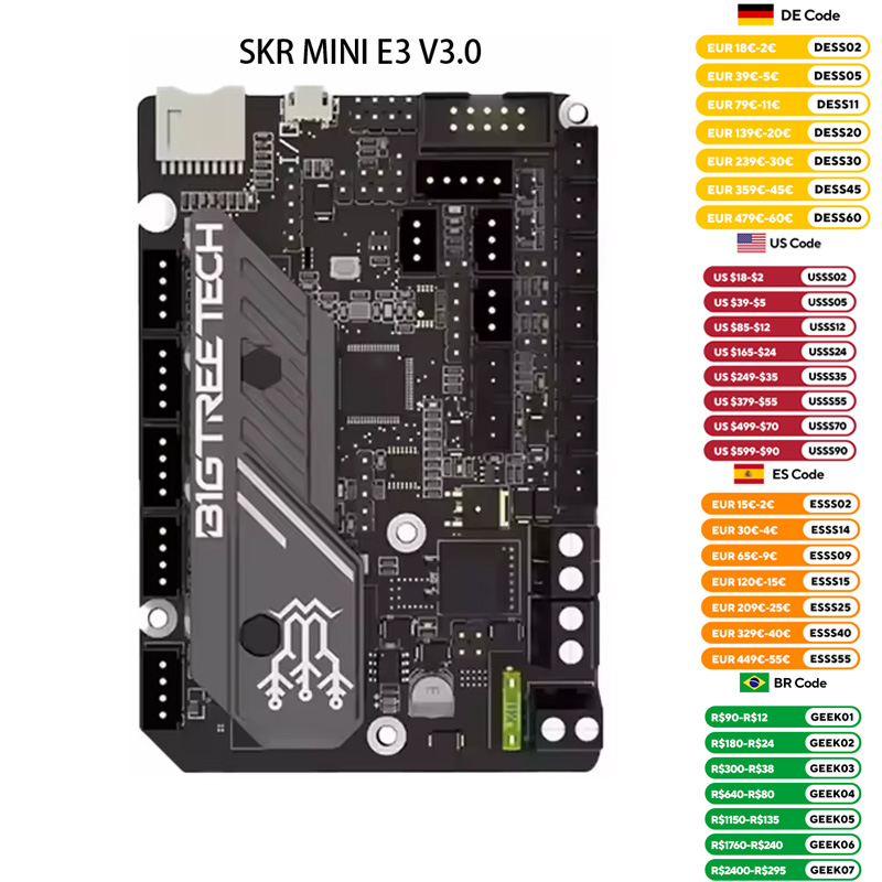 Laser Controller Board - Bigtreetech-3Dプリンター部品 Mini e3 v2 tmc2209 Ender