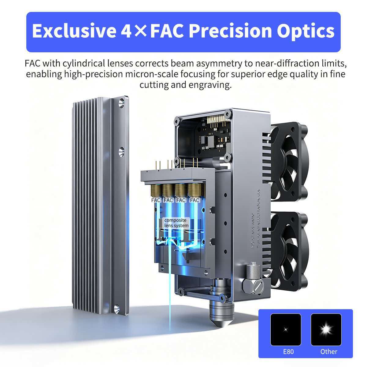 NEJE Max4 V2 E80 80W レーザー彫刻機・切 - Industrial Grade Laser Engraver のレビューと価格