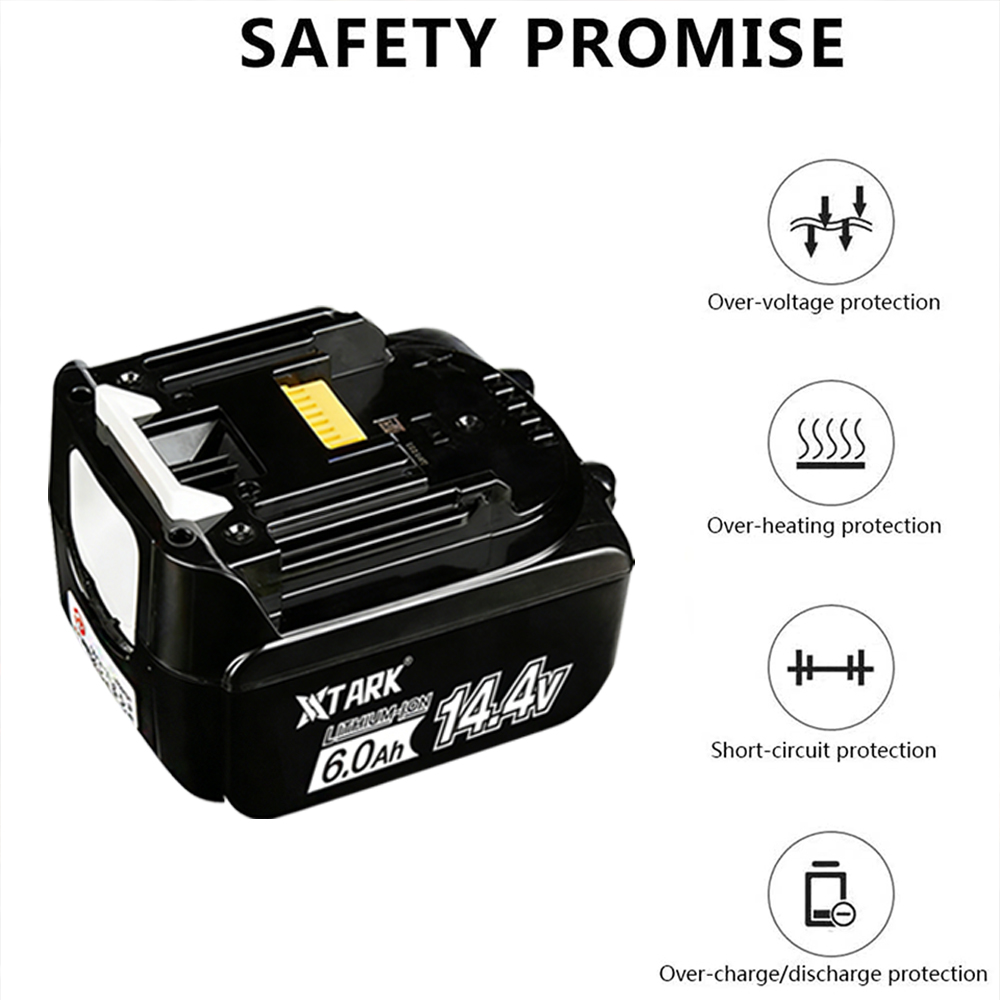 14V 6.0Ah 充電式リチウムイオンバッテリーマキタ b - Makita Drill Hp1640 のレビューと価格